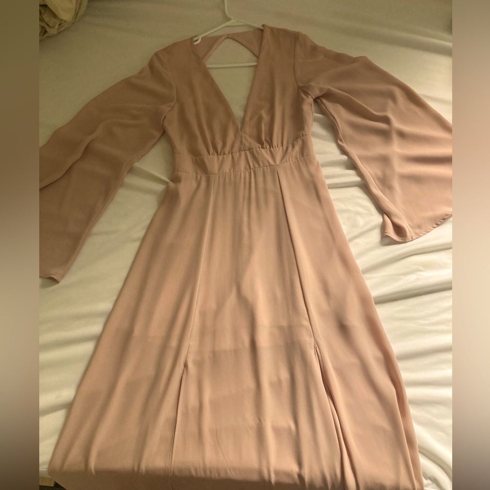 Vintage Hippie Dusty Pink Dress